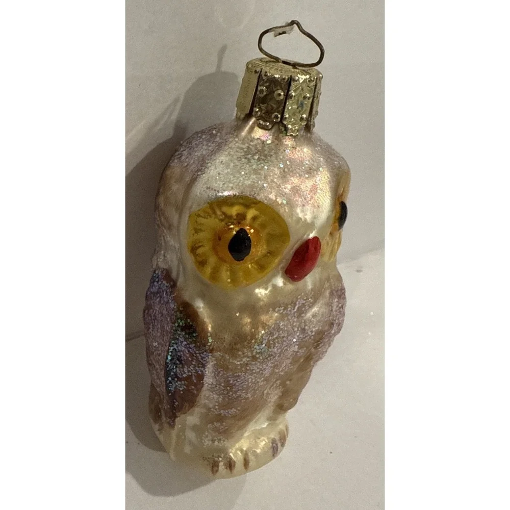 Vintage Owl Christmas Ornament From Christborn. Made In‎ Germany